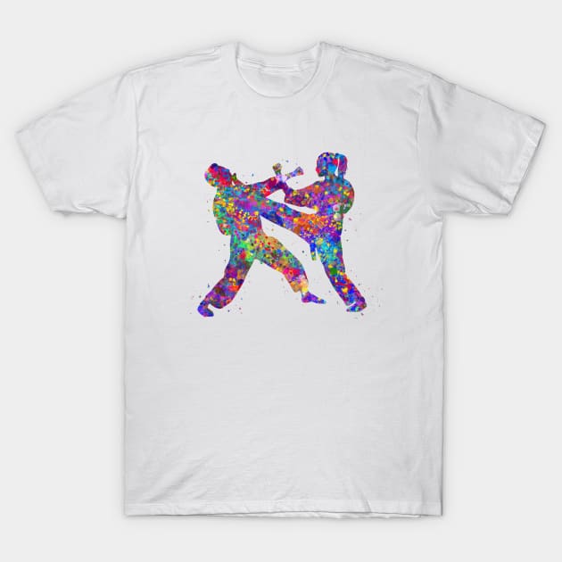 Taekwondo T-Shirt by Yahya Art